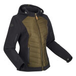 Blouson textile femme segura lady natcho 2 noir / kaki - t2