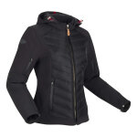 Blouson textile femme segura lady natcho 2 noir / rouge - t6
