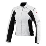 Blouson textile femme spidi flash tex lady blanc - xxs