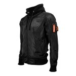 Blouson textile harisson bombers maverick noir - s
