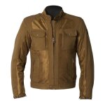 Blouson textile helstons collins coton / armalith mesh kaki - s