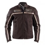 Blouson textile helstons daytona mesh marron - 3xl