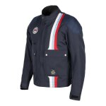 Blouson textile helstons hamilton bleu - m