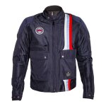 Blouson textile helstons hamilton mesh bleu - s