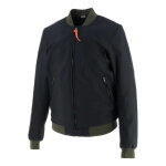 Blouson textile helstons harry noir / kaki - s