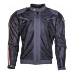 Blouson textile helstons pace air bleu / rouge / blanc - s