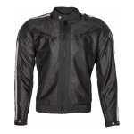Blouson textile helstons pace air noir / blanc / gris - m
