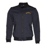 Blouson textile helstons sparks bleu / jaune - m