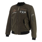 Blouson textile helstons tiger kaki - 2xl