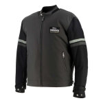 Blouson textile helstons v - series gris / noir - m