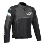 Blouson textile ixon allroad noir / anthracite / bleu - m