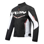 Blouson textile ixon cordolo noir / blanc / rouge - s