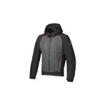 Blouson textile ixon fary noir / anthracite / rouge - l