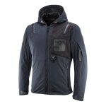 Blouson textile ixon m - quarter navy / black - xl
