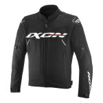 Blouson textile ixon meteor 31 noir / blanc - s