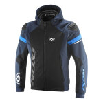 Blouson textile ixon pulsion air noir / navy / bleu - s