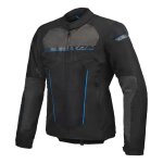 Blouson textile ixon t - rex noir / gris / bleu - 5xl