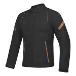 Blouson textile ixon striker retro noir / marron - xl