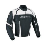 Blouson textile ixon typhon noir / blanc homme - s