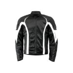 Blouson textile s - line summer noir / blanc - s
