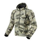 Blouson textile rev'it flare 2 camouflage vert clair - s