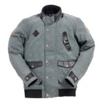 Blouson textile ride and sons runaway waxed gris - s