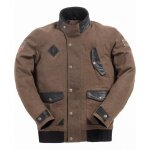 Blouson textile ride and sons runaway waxed marron - s