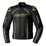 Blouson textile rst s - 1 noir / gris / jaune fluo - m