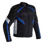 Blouson textile rst sabre noir / blanc / bleu airbag - m