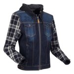 Blouson textile segura sunny bleu - xl