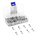 Boite de 160 fusibles rond en verre de 0, 5 � 10a