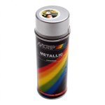 Bombe peinture argent m�tallis� motip 400ml