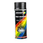Bombe peinture noir haute - temp�rature 800c motip 400ml