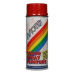 Bombe peinture rouge rubis brillant glycero motip 400ml