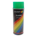 Bombe peinture vert fluorescent motip 400 ml