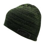 Bonnet 100% essential vert / noir