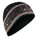 Bonnet zan headgear sportflex patriot bandana noir / orange