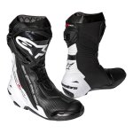 Bottes alpinestars supertech r noir / blanc - 45 Bottes alpinestars supertech r noir / blanc - 45