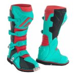 Bottes cross acerbis x - pro v vert / rouge - 39