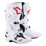 Bottes cross alpinestars tech 10 supervented blanc / rouge - 47