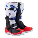 Bottes cross alpinestars tech 3 blanc / rouge / bleu - 38