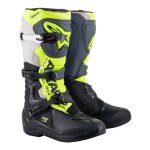Bottes cross alpinestars tech 3 noir / cool gris / jaune fluo - us - 5