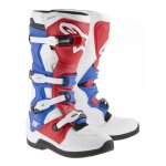 Bottes cross alpinestars tech 5 blanc / rouge / bleu - us - 5 Bottes cross alpinestars tech 5 blanc / rouge / bleu - us - 5
