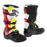 Bottes cross alpinestars tech 5 noir / blanc / rouge / jaune - us - 15