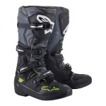 Bottes cross alpinestars tech 5 noir / cool gris / jaune fluo - us - 11