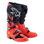 Bottes cross alpinestars tech 7 black / red fluo / pink fluo - 10