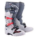 Bottes cross alpinestars tech 7 enduro light gray / dark gray / bright red
