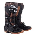 Bottes cross alpinestars tech 7 enduro noir / dark marron - us - 8