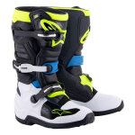 Bottes cross alpinestars tech 7s noir / bleu / jaune fluo - 37
