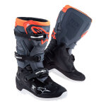 Bottes cross alpinestars tech 7s noir / gris fonc� / rouge fluo - us - 3
